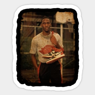 Michael Jordan Old Style Vintage Sticker